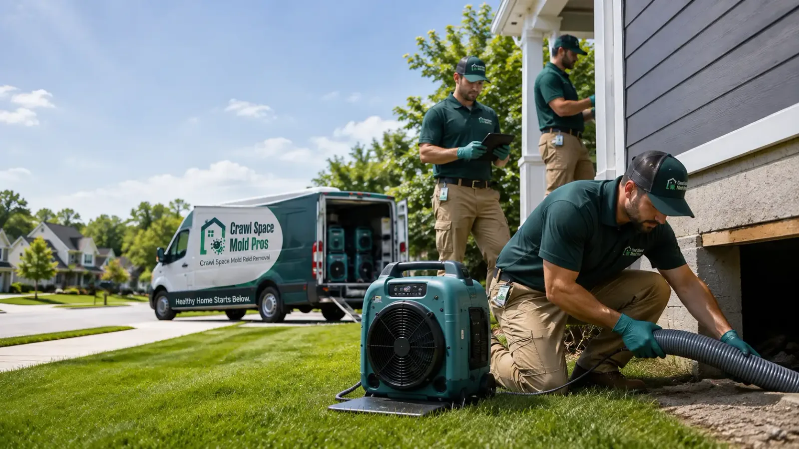 Crawl Space Mold Removal in Crown, PA